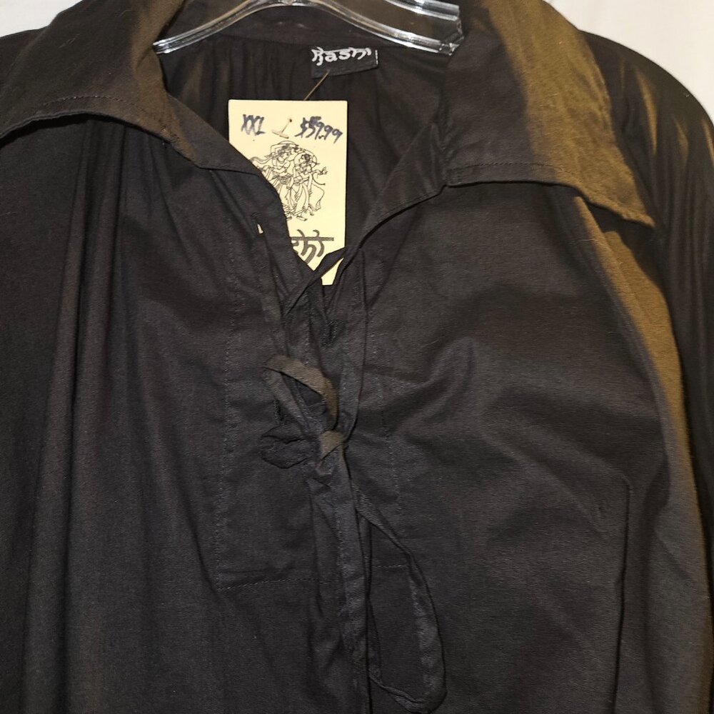 NWT L/XL LIP SERVICE MENS BLACK PVC W/SPIKES GAUNTLET/ARMBAND - Picture 11 of 14